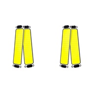 (XHJO) 4Pcs 12-24V 108LED Car COB Interior Light Bar Car LED Interior Lights RV Ceiling Dome Lights