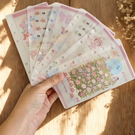 Money Saving Envelope 6 pcs A6 Cash Envelope @ Cute Alice $1325