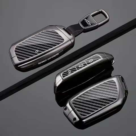 Suitable Metal Carbon Fiber Car Key Case Cover For BMW X1 iX1 iX XM X5 X6 X7 i7 740i U11 I20 G09 G70