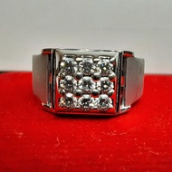 Cincin Berlian 9 Mata Frank n Co