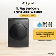Whirlpool WWEB11702GG SaniCare 11/7kg Washer-Dryer with 2 Years Warranty