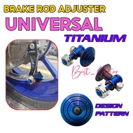 Chain Adjuster Payung Brake Rod adjuster Alloy CNC  NVX155 / LC135 / SRL 115 / SRL 110 / EX5 / Futur