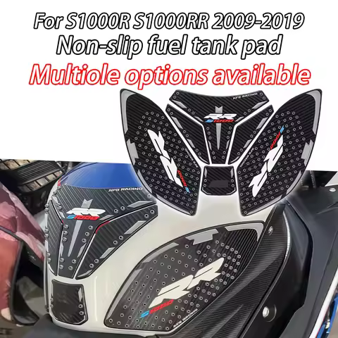 For BMW S1000R/RR S1000 RR 2009-2019 Motorcycle Stickers Tank Protection Pad S1000R/RR Anti-slip Tan
