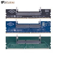 FocusAi อะแดปเตอร์การ์ดอะแดปเตอร์กับหน่วยความจำสำหรับเดสก์ท็อปแล็ปท็อป DDR4 DDR3 SO-DIMM ไปยังการ์ด DIMM DDR3 DDR4 DDR5อะแดปเตอร์เชื่อมต่อแรมความจำ