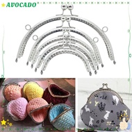 AVOCAYY Vintage Metal Purse Clasp - Mini Kiss Lock Frame