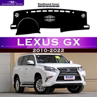 for Lexus GX 2010-2022 Anti-Slip Car Dashboard Cover Avoid Light Pad Instrument Platform Desk Mat Dash Carpet Protective Sunshade Accessories