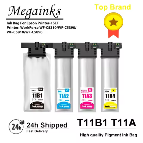 1Set T11B1 T11A2 T11A3 T11A4 Ink Cartridge For Epson WF-C5310 WF-C5390 WF-C5810 WF-C5890 Printer Ink