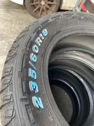 巨大車材 玲瓏輪胎 CROSS-WIND AT胎 235/60R18 磨耗400 含運價$16000/四條