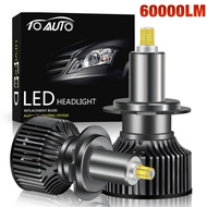 H1 H7 Led Car Headlight Bulbs H8 H11 60000LM Lights HB3 9005 HB4 9006 Hir2 9012 Turbo Bi Led for Pro