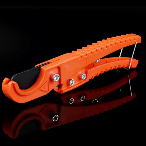 Portable PEX Pipe Cutter 1.25" 31mm Plastic PVC PPR Tube Cutter One-Hand Operation Cutting Tool