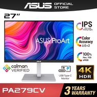 ASUS ProArt PA279CV 4K Monitor 27 inch IPS Panel 100% sRGB USB-C PD Monitor with Power Delivery