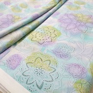 100% Printed Cotton Fabric Flower Petal Design-Kain Cotton Premium Bercorak Bunga |Sewtizen Fabric &