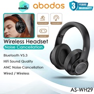 Abodos AS-WH29 Wireless Headset ANC Noise Cancellation Wired Headset HiFi Gaming Headphone Abodos He