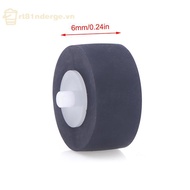 GE 1Pc 13x6x2mm With Axial Rubber Pinch Roller Belt Wheel For Cassette Movement Tape Recorder Radio 