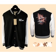 Arknights Endfield Laevatain Varsity Gaming Baseball Jacket