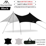 🔥Ready stock🔥MOUNTAINHIKER (6.5m x 5.6m) Flysheet Lightweight Fly Sheet With Silver Coating Shelter 