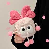 【秒出】毛絨大蝴蝶結小怪獸AirPods4 Pro2 3代 保護套 1代2代保護殼 蘋果 藍牙耳機套 耳機殼 女生禮物