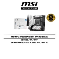 MSI MPG B760I Edge Wifi Motherboard (LGA1700 | ITX | 3Y)