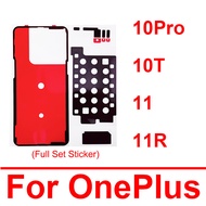 1 Set Back Battery Cover Sticker For Oneplus 1+ 10 Pro 10T 11 11R Back Battery Cover Camera Adhesive