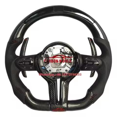 For E60 E70 E71 F10 F06 F12 F13 F15 F16 F20 F22 F30 F31 F32 F33 F36 Carbon Steering Wheel Old Model