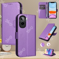 For iQOO Z11 5G Luxury Diamond Plaid Leather Casing For Vivo iQOO Z11x iQOOZ11 iQOO Z11 Turbo z 11 x