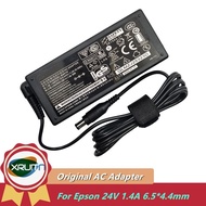 24V 1.4A 1.3A 1.37A A441H A291E Original AC Adapter for Epson Scanner & Printer J143A 2480 3590 4490