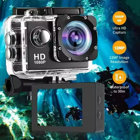 Full HD 1080P Waterproof Camera 2.0 Inch Camcorder Sports DV Go Car Cam Pro Mini Sports DV Camcorder
