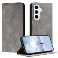 For Samsung S26FE S25FE M36 A56 A27 A57 A37 Magnetic Closure Business Leather Flip Case