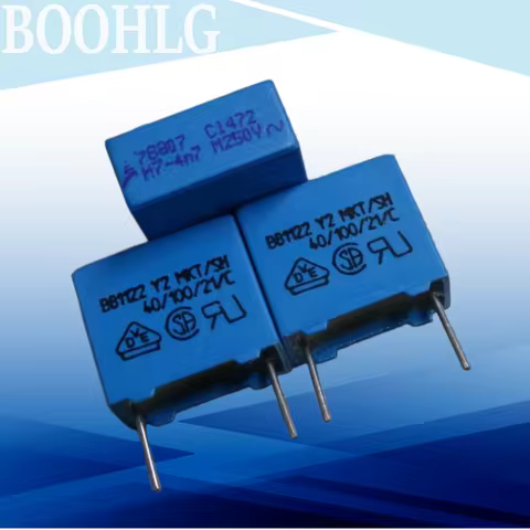 10PCS 0.0047uf 250vAC 4n7 4700pf 4.7nf 472 Y2 film capacitor 10MM