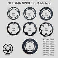 Geestar Chainring 130 BCD Single Speed Fixed Gear Road Bike 46T 48T 52T 56T 130BCD 46 48 52 56 Teeth