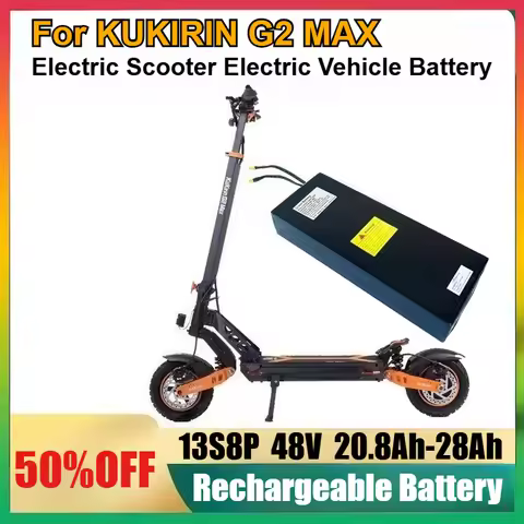 Large Capacity High-Performance 13S8P 48V 20.8Ah Battery Pack for KUKIRIN G2 MAX Electric Scooters E