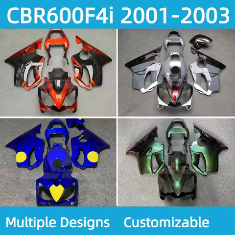 CBR600F4i 2001 2002 2003 Fairing Set for HONDA CBR 600 F4I 01 02 03 Prime Motorcycle Accessories Spo