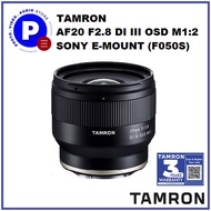 TAMRON AF20 F2.8 DI III OSD M1:2 SONY E-MOUNT (F050S) ( 36 MONTHS LOCAL AGENT WARRANTY )