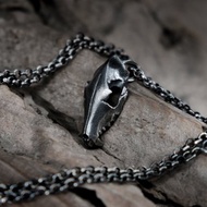 【山骸紀】白鏡-狐狸頭骨項鍊