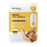 [ROREC] BIOAQUA Snail Anti-Wrinkle Nourishing Facial Mask Hydrating Moisturizing Rejuvenating Mask