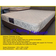🔥HOT SALE🔥Ready Stock💥 DreamNite King size Mattress 8" Spring System with 5 years Warranty. Availabl