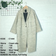 Coat Long Coat Wool Premium 2 kg Preloved 049