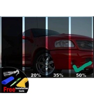 KOREA 2ply 2mil Smoke DZ Black 50 (VLT 50%) Darkness-50%, (5ft X 100ft)(5ft X 50ft)(5ftx25ft) Car & 