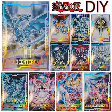 Yu-Gi-Oh Black Wizard Girl Holactie the Creator of Light Blue-Eyes White Dragon Gold texture collect