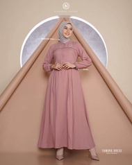 Dress Nadheera Luxury Terbaru Tamara Dress Polos Gamis Nadheera Luxury 2023