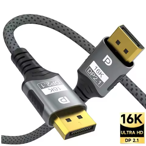 DisplayPort to DisplayPort Cable DP to DP Cable Supports 8K@60Hz,4K@240Hz Compatible For Monitor / P