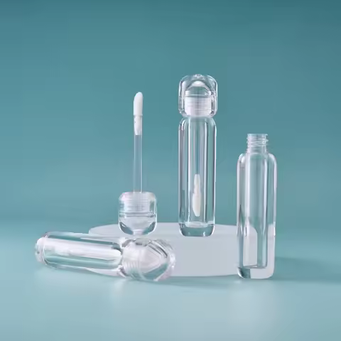 [G] 1 Pcs Transparent Empty Lip Gloss Tube 3ml/3.5ml Lip Glaze Bottle Liquid Lipstick DIY Refillable