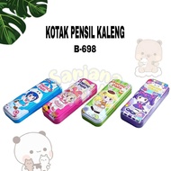 Pencil Case Funcy Momo Tin Pencil Case 2-Tier Tin Pencil Case