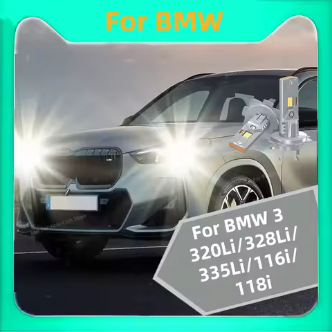 2x H7 LED Canbus Headlight Bulbs 30000LM 150W LED Car Head Fog Light Fanless New Upgrade For BMW 3 3