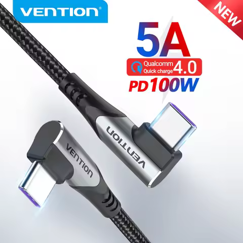 Vention PD 100W USB Type C to USB C Charging Cable for Samsung S10 S20 MacBook Pro iPad Quick Charge