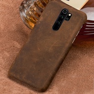 Genuine PULL-UP Leather Phone Case for Xiaomi Redmi Note 8 Pro 8T 8 Note 7 Note 9S 9 Pro Cover For m