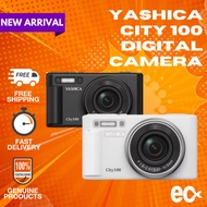 YASHICA City 100 5K Vlog Digital Camera 72MP WiFi 3X Optical Zoom Type C Rechargeable Compact Camera