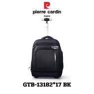 Pierre Cardin (ปีแอร์การ์แดง) กระเป๋าเดินทาง กระเป๋าเดินทางขนาดเล็ก กระเป๋าขึ้นเครื่อง  รุ่น GTB-13182 ขนาด 17 นิ้ว พร้อมส่ง ราคาพิเศษ 233/255