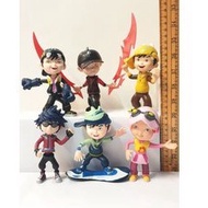 Figure set 6 boboboy and friends