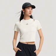 เสื้อยืดแขนสั้นผู้หญิง DCE 2 LY TEE, คอปกถักสั้น TKR7606